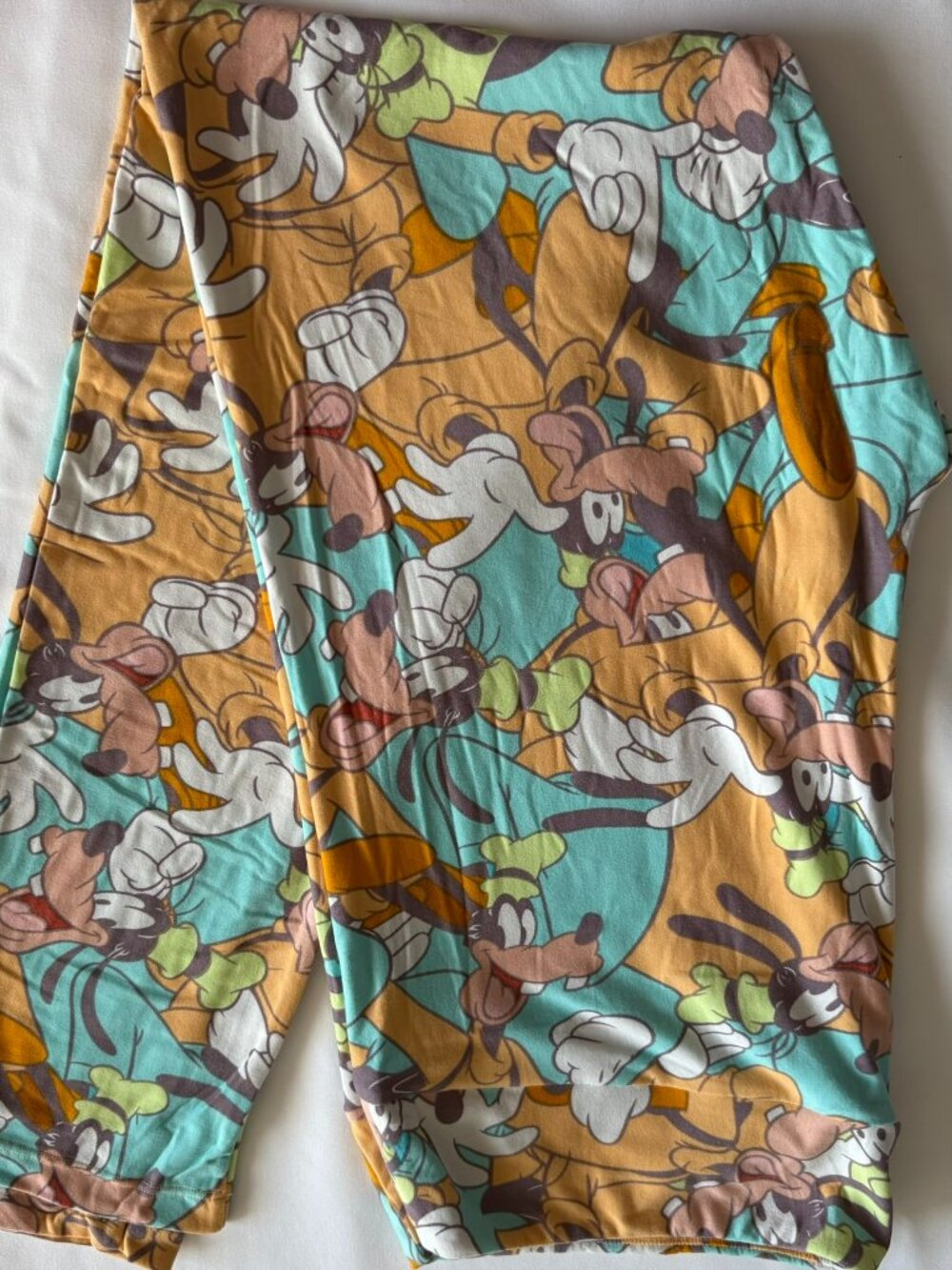 LuLaRoe TC Leggings Pastel Goofy Character Print Disney